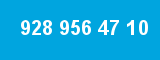 928 956 47 10